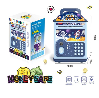 Space Face Recognition & Fingerprint Unlock ATM Machine